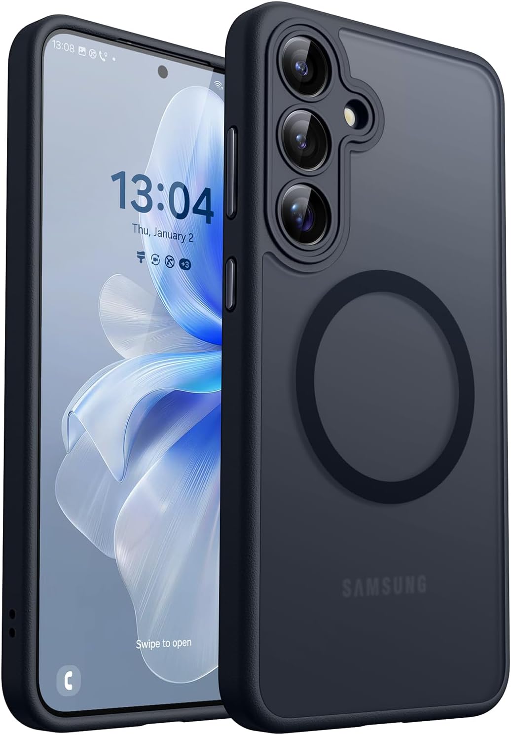 Thumbnail 6 de CANSHN Fodera Magnetica per Samsung Galaxy S25 Plus con Cavalletto: protezione, stile e praticità