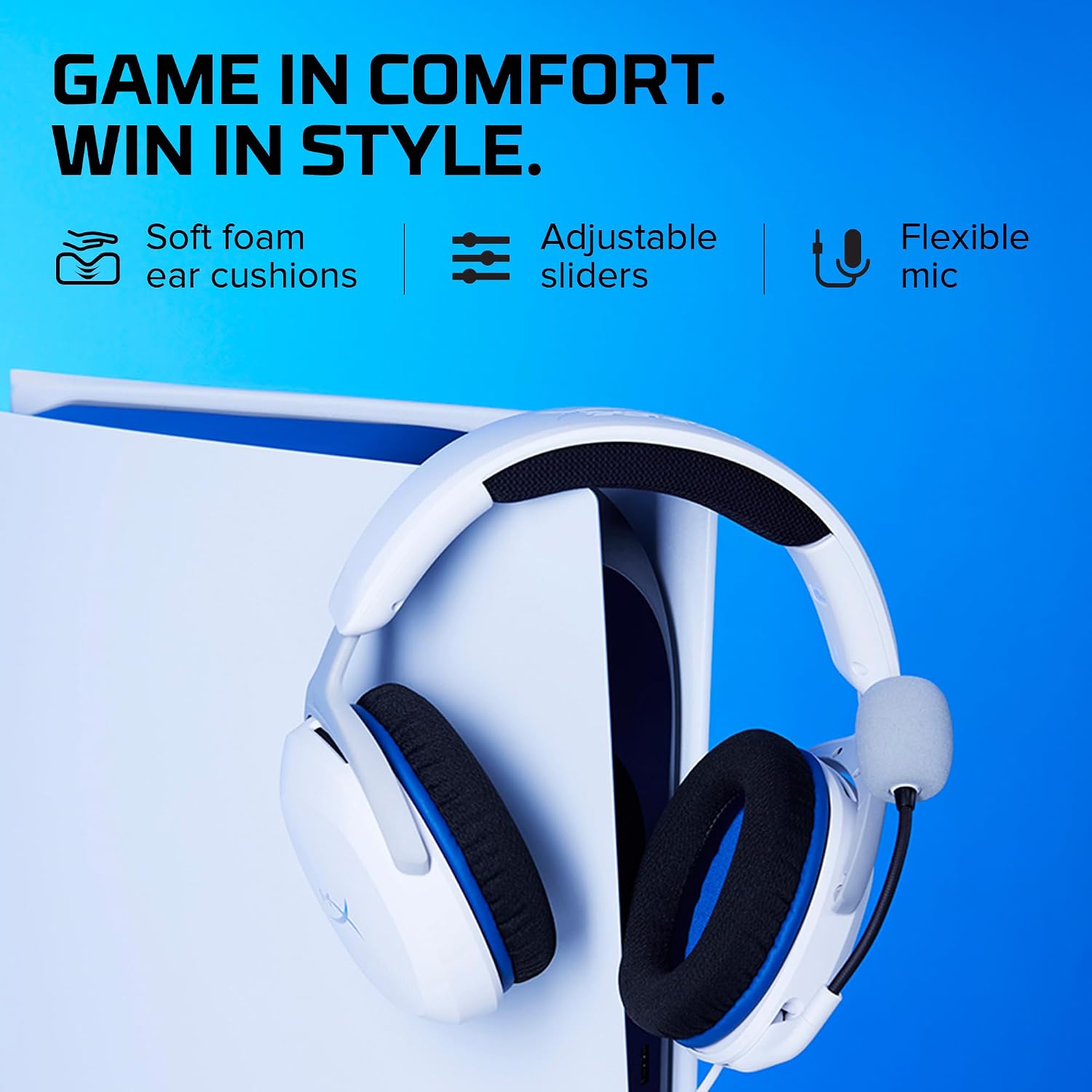 Detalle de HyperX gaming headset Cloud Stinger 2 Core