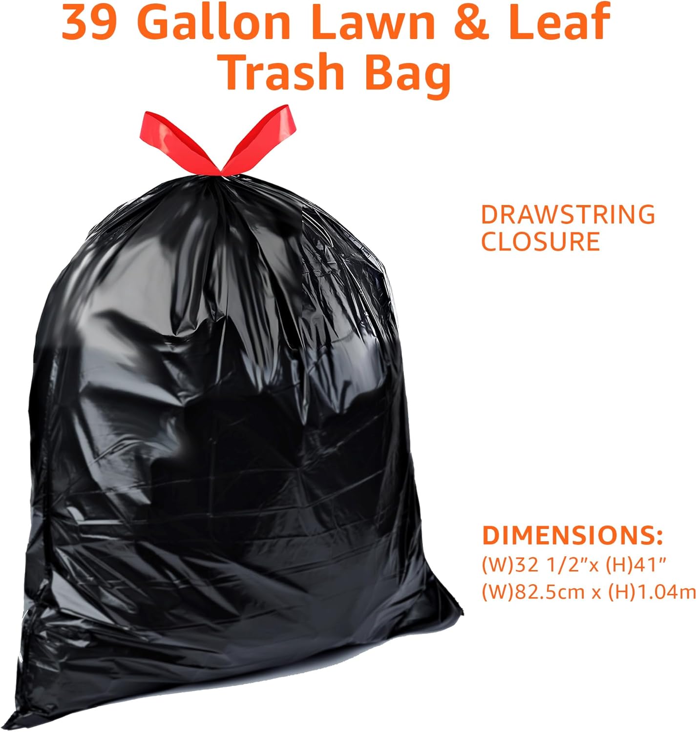 Thumbnail 2 de Amazon Basics 39-Gallon Leaf Bags, 40 Count