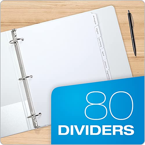 Thumbnail 4 de Oxford Write On 80 Dividers, 8-Tab Sets