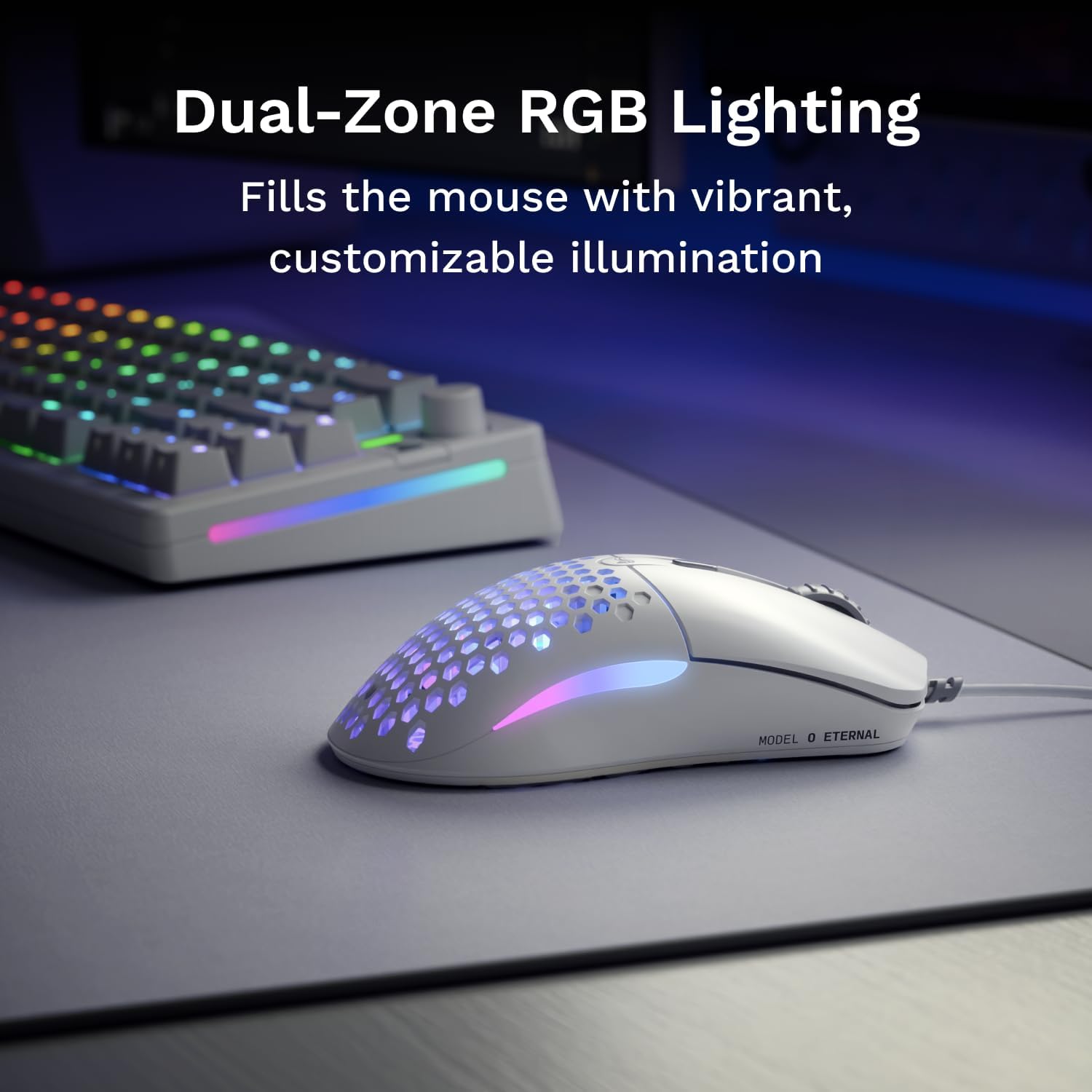 Detalle de GLORIOUS Model O Eternal 55g ultralight mouse
