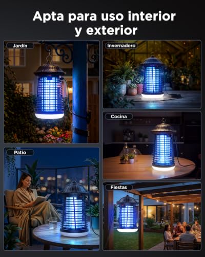 Thumbnail 9 de Lámpara Antimosquitos VIWAVE con LED y 4200 V: uso interior y exterior