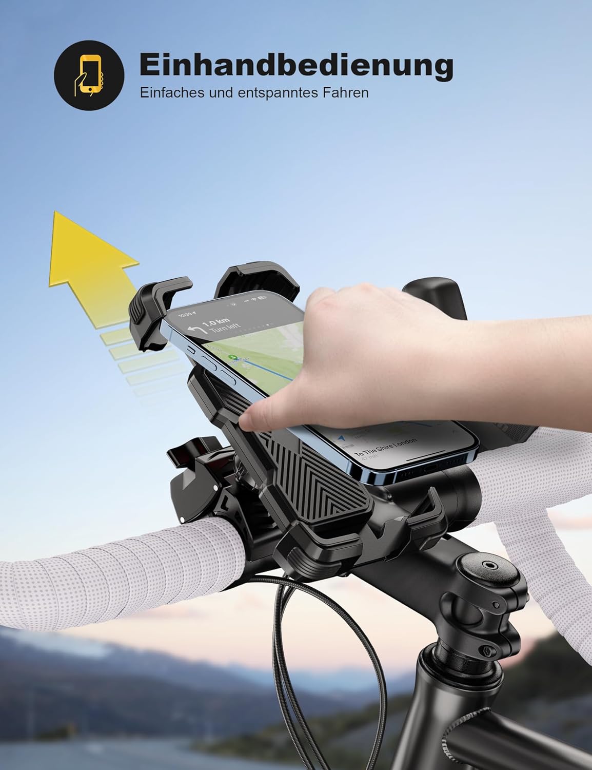Detalle de Grefay Handyhalterung Motorrad 360° für Smartphone