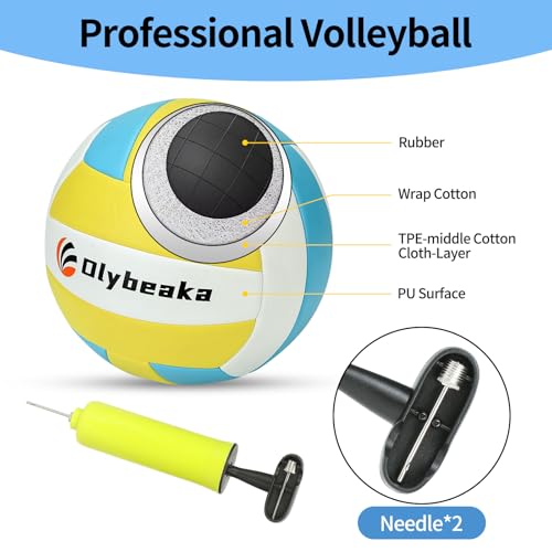 Thumbnail 5 de Portable Outdoor Volleyball Net Set Volleyball 🏐