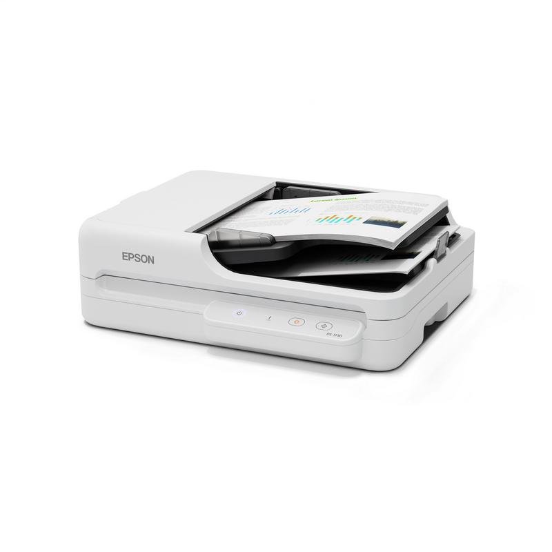 Detalle 1 de Escáner Epson WorkForce DS-1730: plano y ADF para gestión documental eficiente