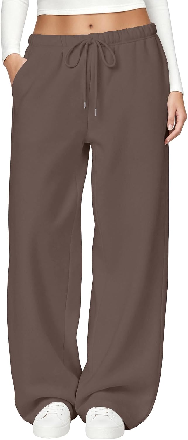 Detalle 2 de JEKAOYI Women's Wide-Leg Sweatpants, Cotton Blend