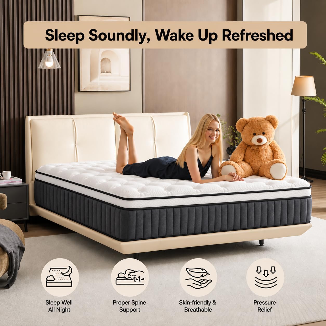 Thumbnail 6 de Hybrid Mattress, 14-Inch