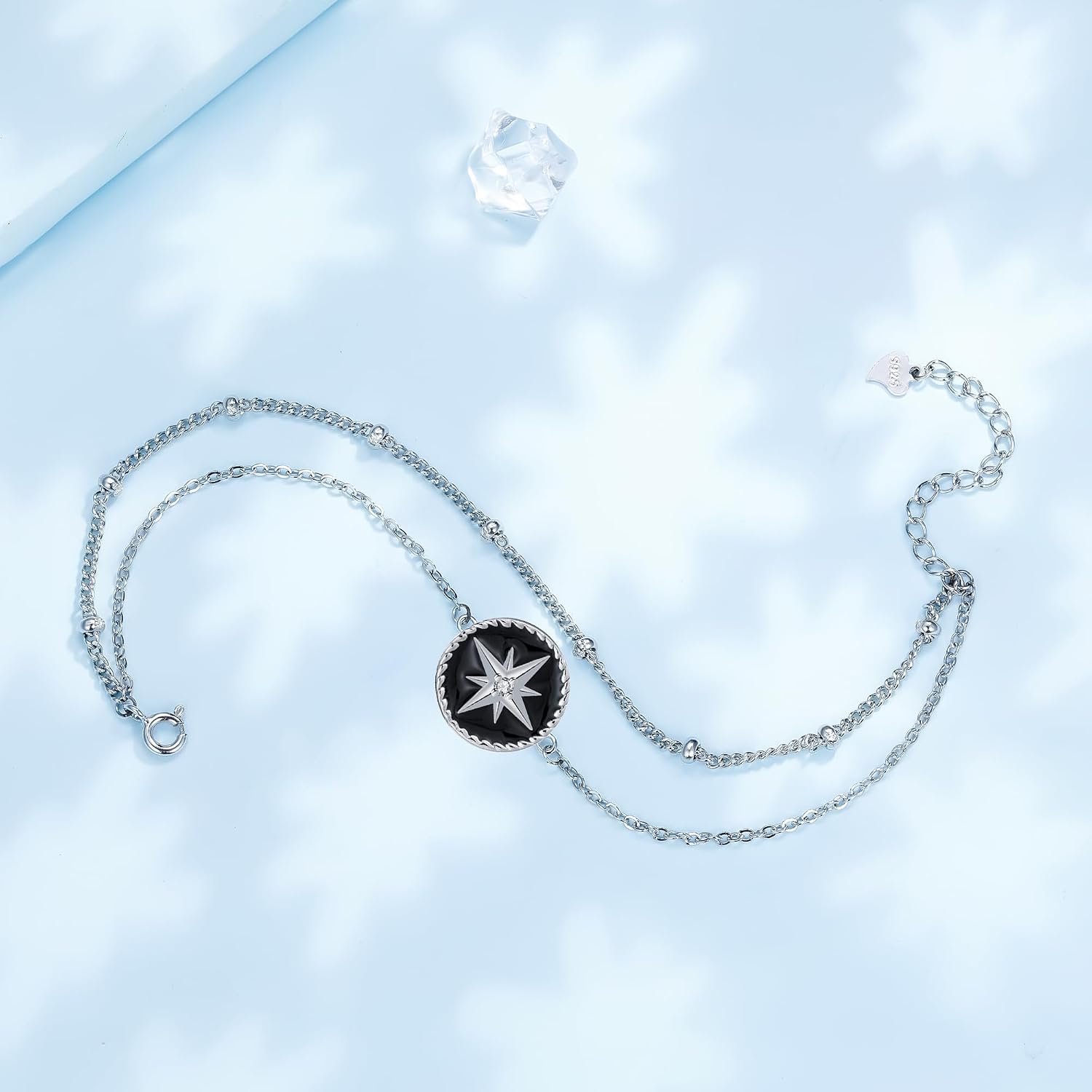 Thumbnail 2 de BerriBling Armband Damen 925 Silber Doppelkette
