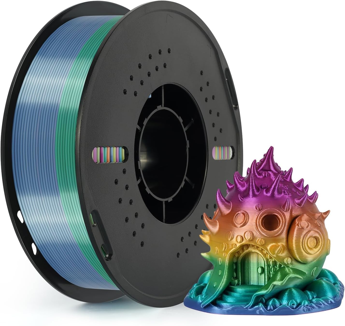 Detalle 2 de Kingroon PETG Filament Bundle 1.75mm (10kg) for FDM 3D Printers – multi-colour PETG set