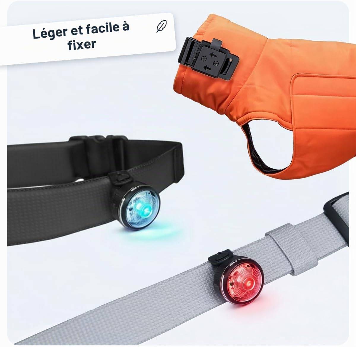 Thumbnail 6 de PAJ GPS PAJ LIGHT Mini - 2 mini-ledlampjes voor halsband of tuigje, 7 kleuren