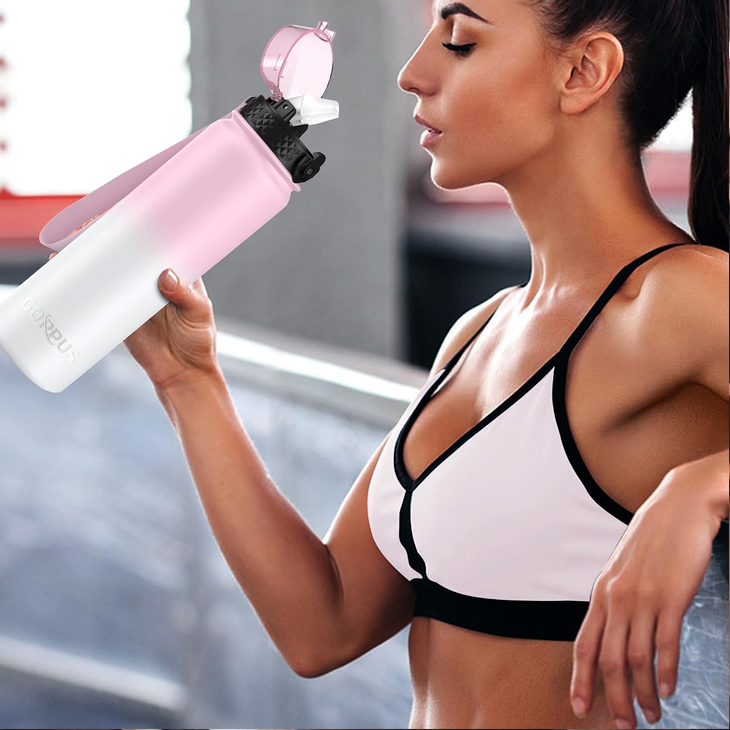 Thumbnail 5 de GOPPUS 1L Stainless Water Bottle with Straw
