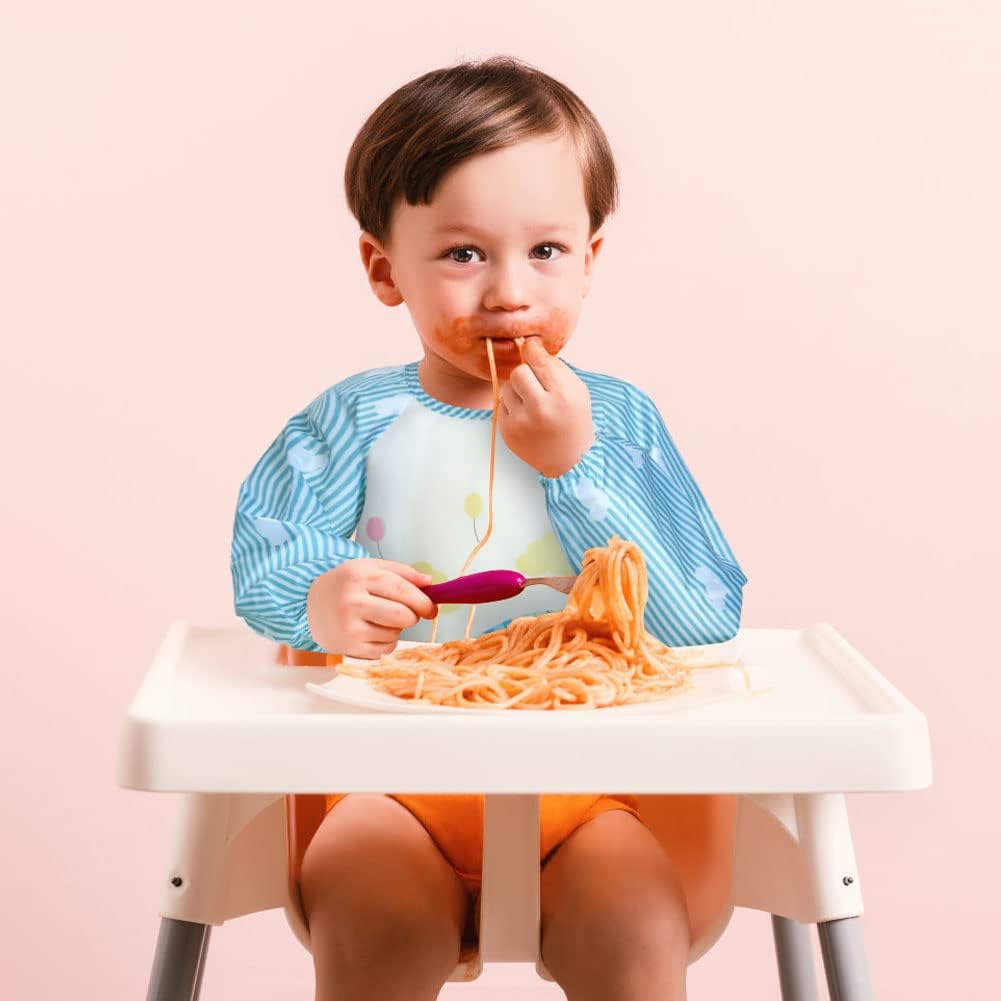 Thumbnail 6 de Vicloon Baby Lätzchen mit Lange Ärmeln 6–24 Monate