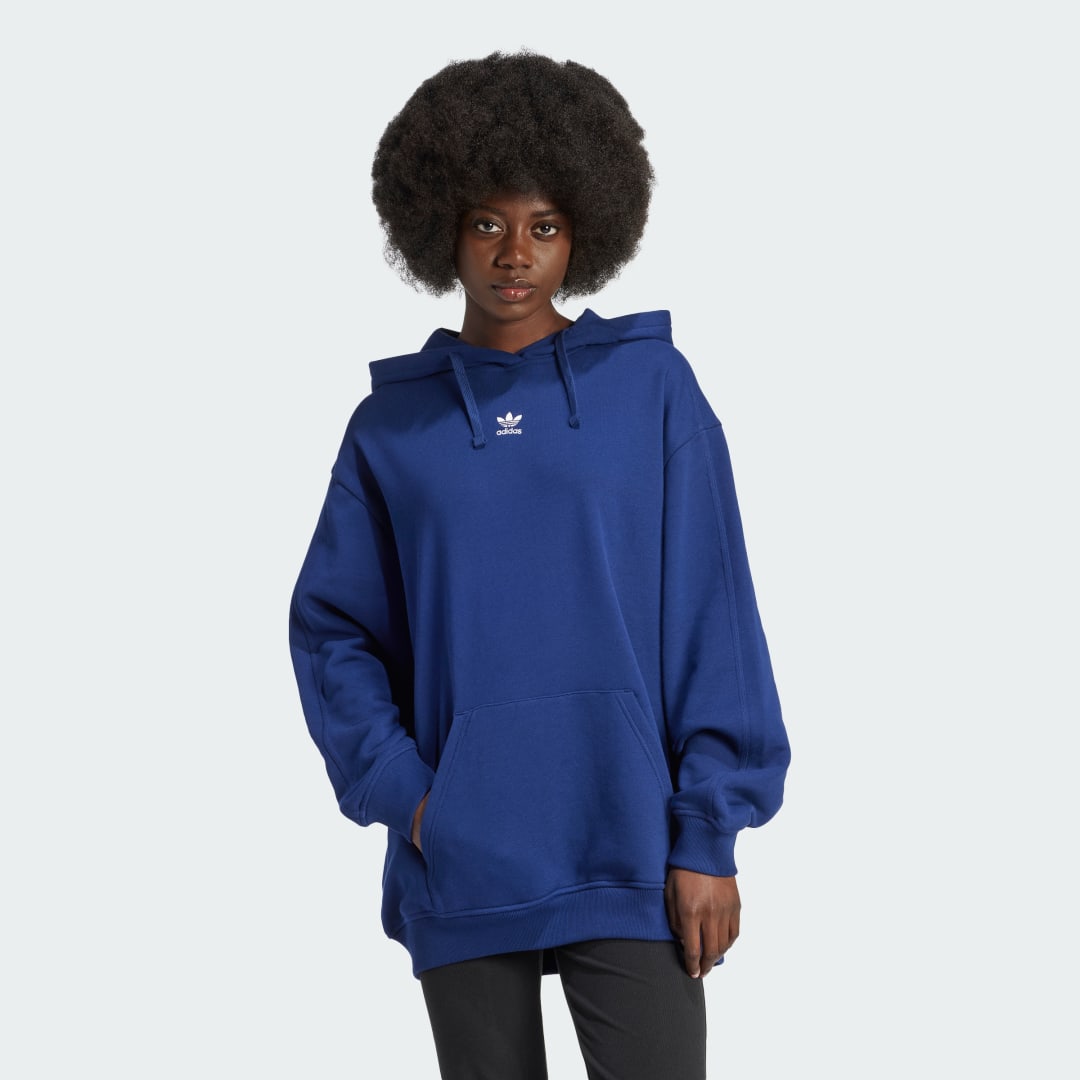 Detalle de Adidas Essentials Loose French Terry sudadera Azul