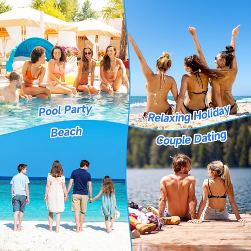 Thumbnail 5 de Alintor Colchoneta Piscina 4 en 1 (2 piezas): hamacas inflables, flotadores y silla deportiva para verano