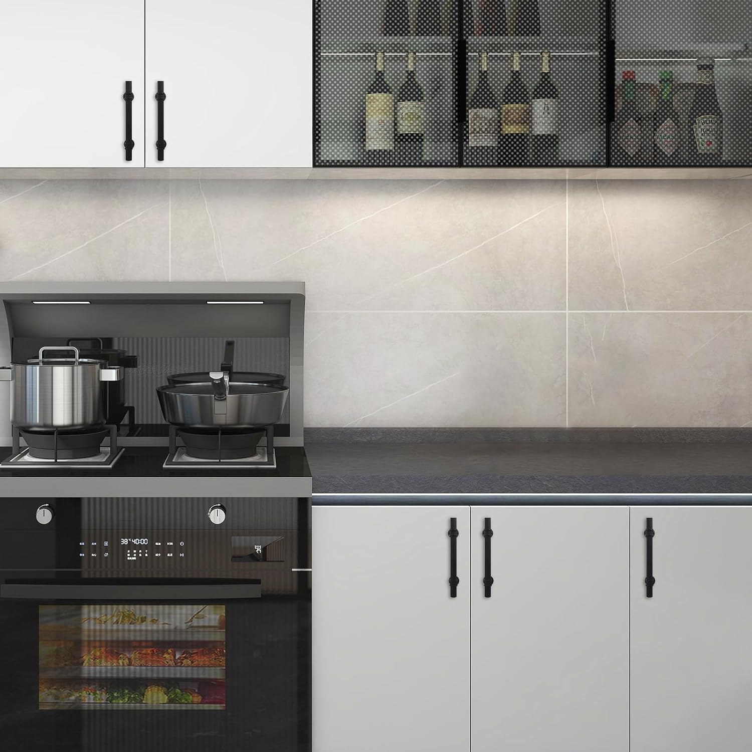 Detalle 2 de KOMOTIA Kitchen Cabinet Pulls 5-Inch Hole Centers