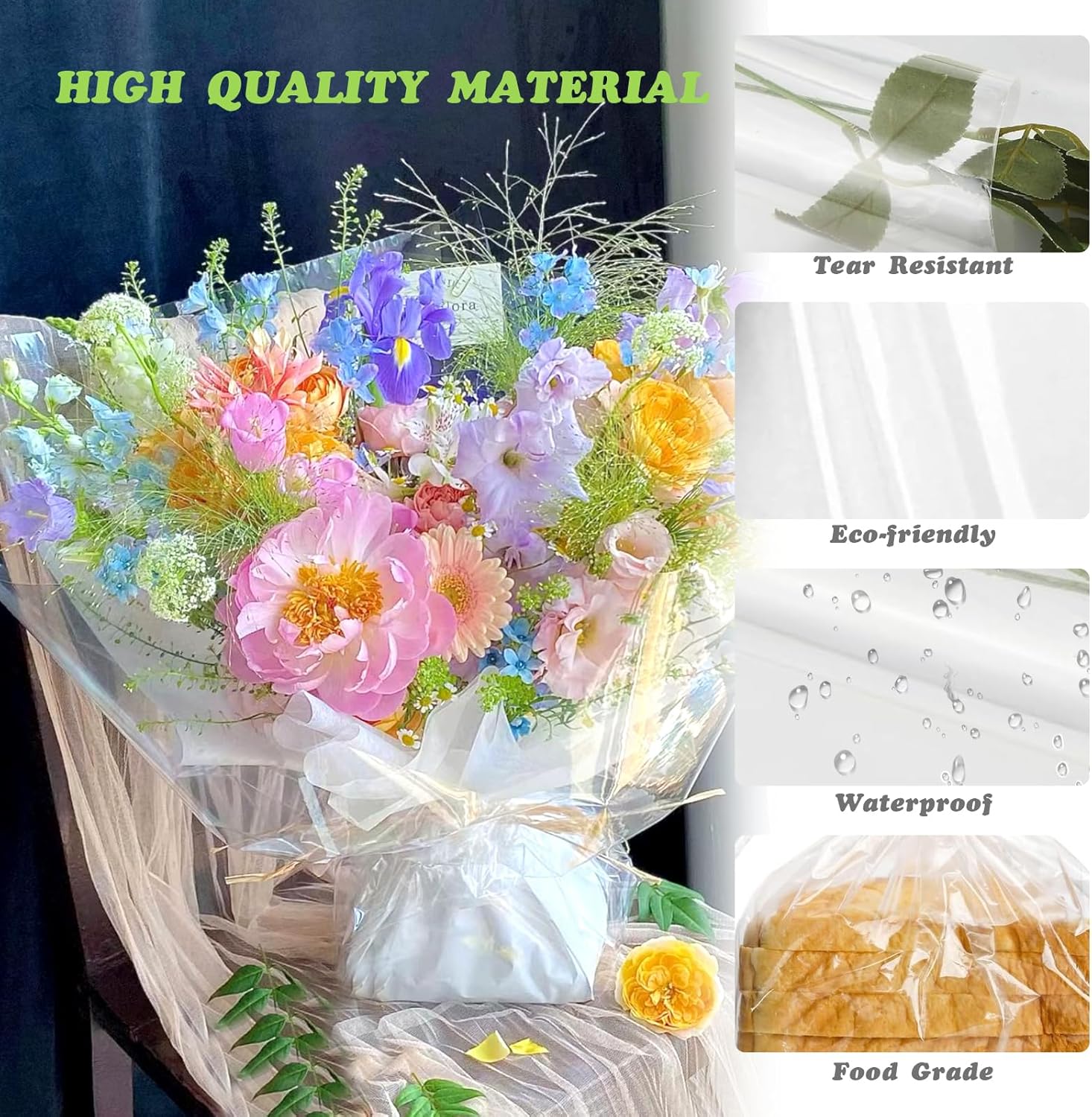 Thumbnail 2 de Cellophanfolie Rolle 86 cm