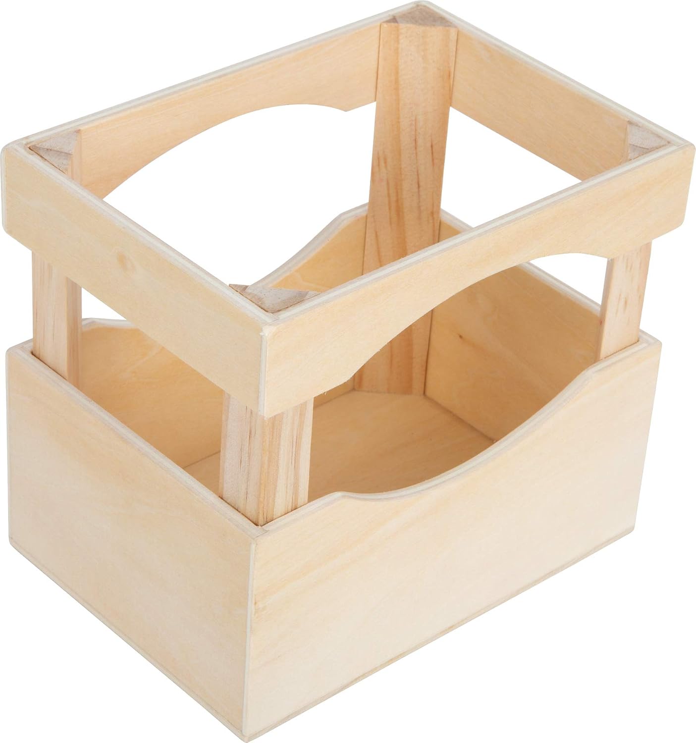 Detalle de Small Foot Flaschenkiste "fresh" aus Holz – 6 Flaschen in 3 Sorten, ab 3 Jahren