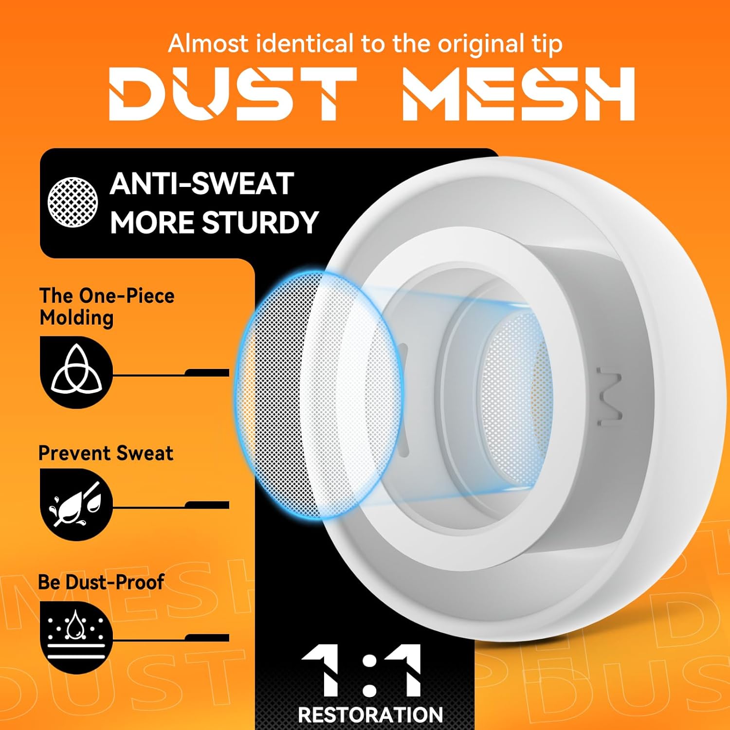 Detalle 1 de Inesore Replacement Ear Tips for AirPods Pro 3