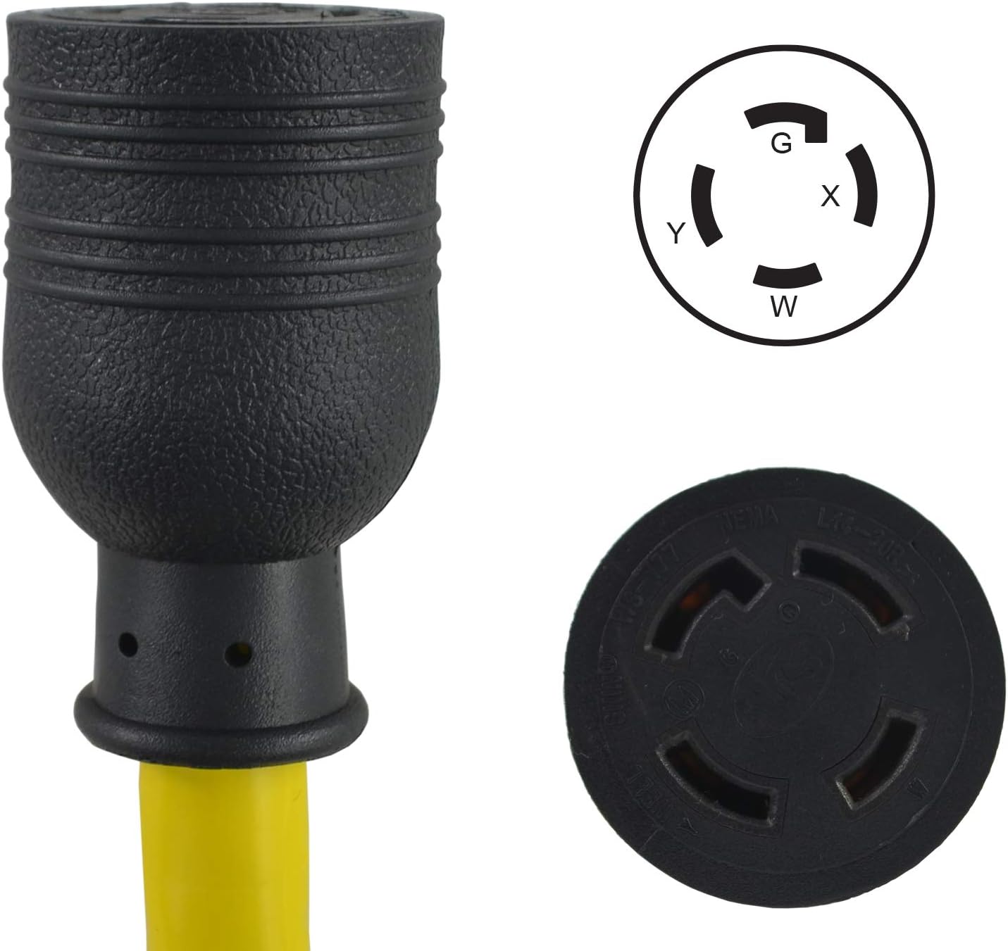 Detalle 1 de Conntek 20601-040 L14-30 40 ft generator extension cord 🪛