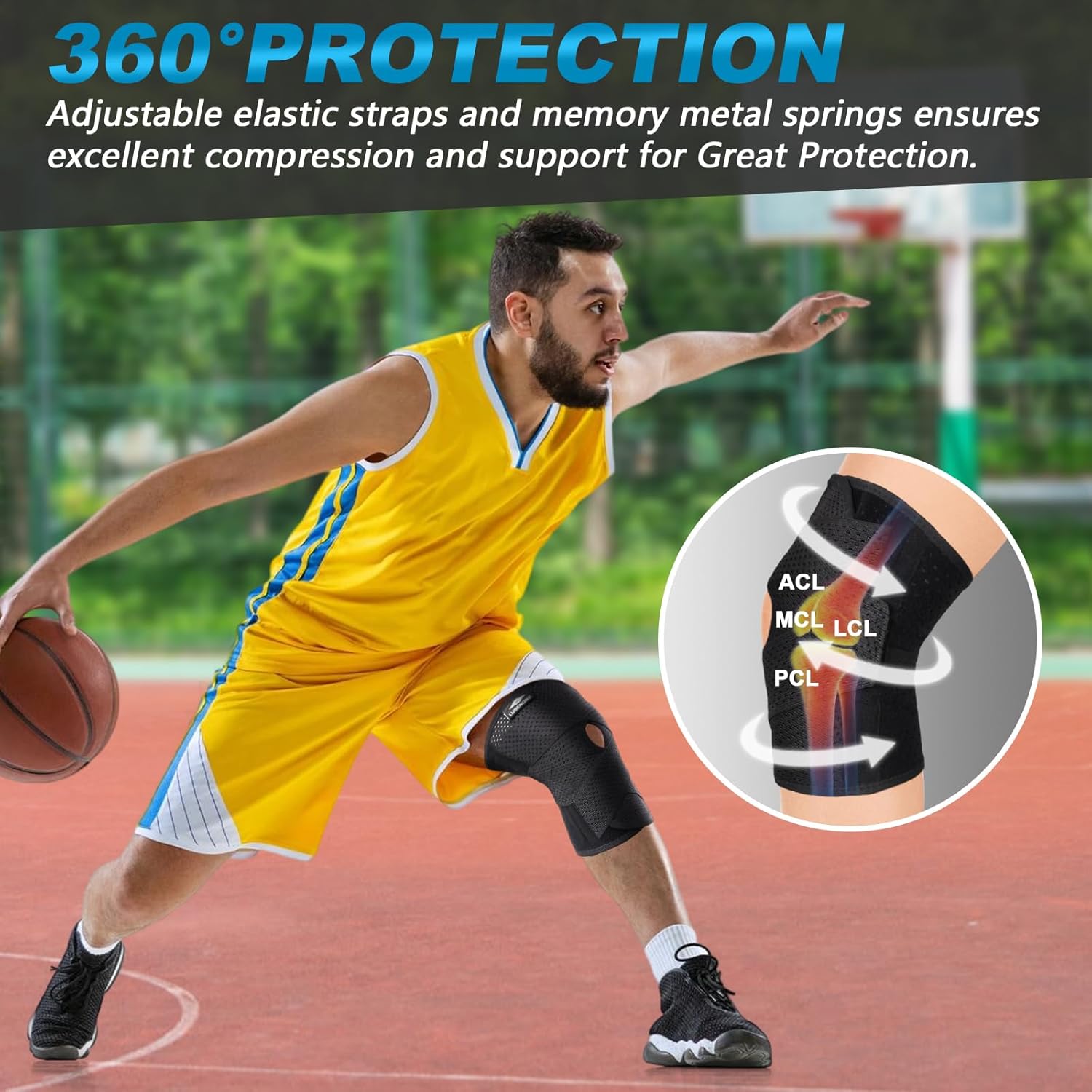Thumbnail 5 de Lusenone Knee Support Adjustable Brace