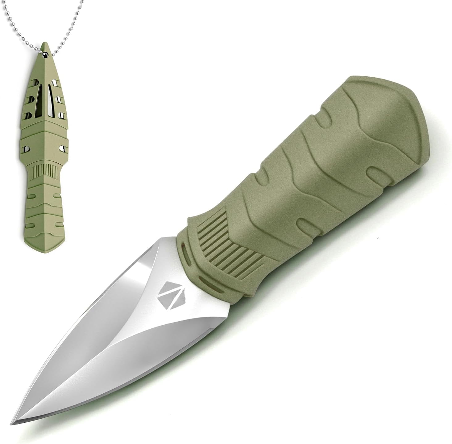 Detalle de REAT Mini EDC Fixed-Blade Knife, 440C Steel