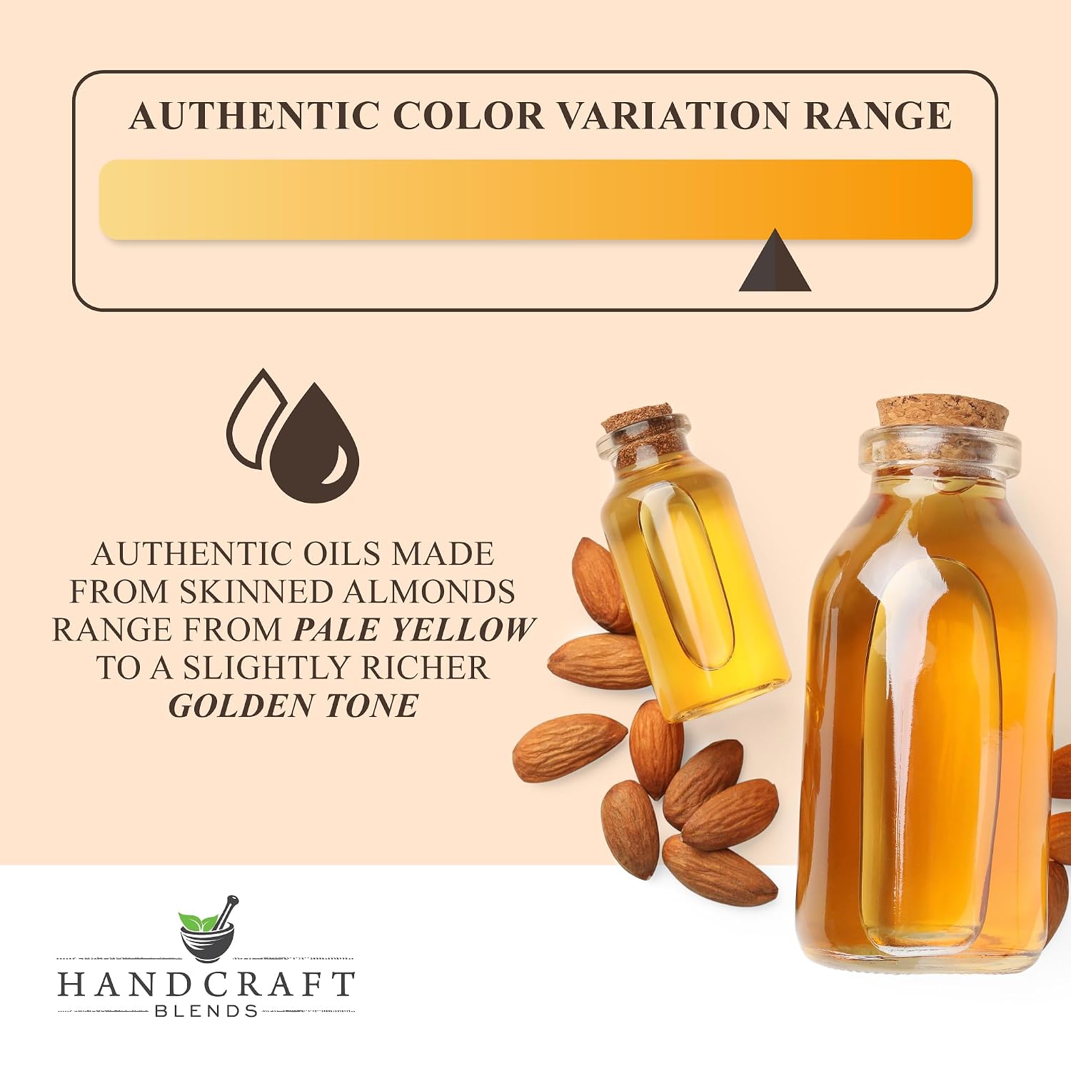 Detalle 2 de Handcraft Blends Sweet Almond Oil 16oz 🛀