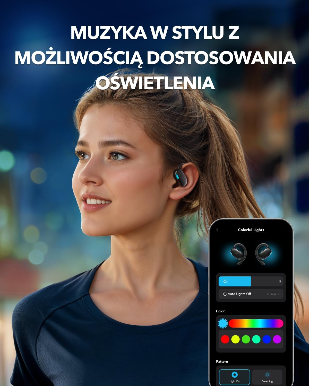 Thumbnail 6 de soundcore V20i – otwarte słuchawki bezprzewodowe z IP55, LED i 36 godz. pracy