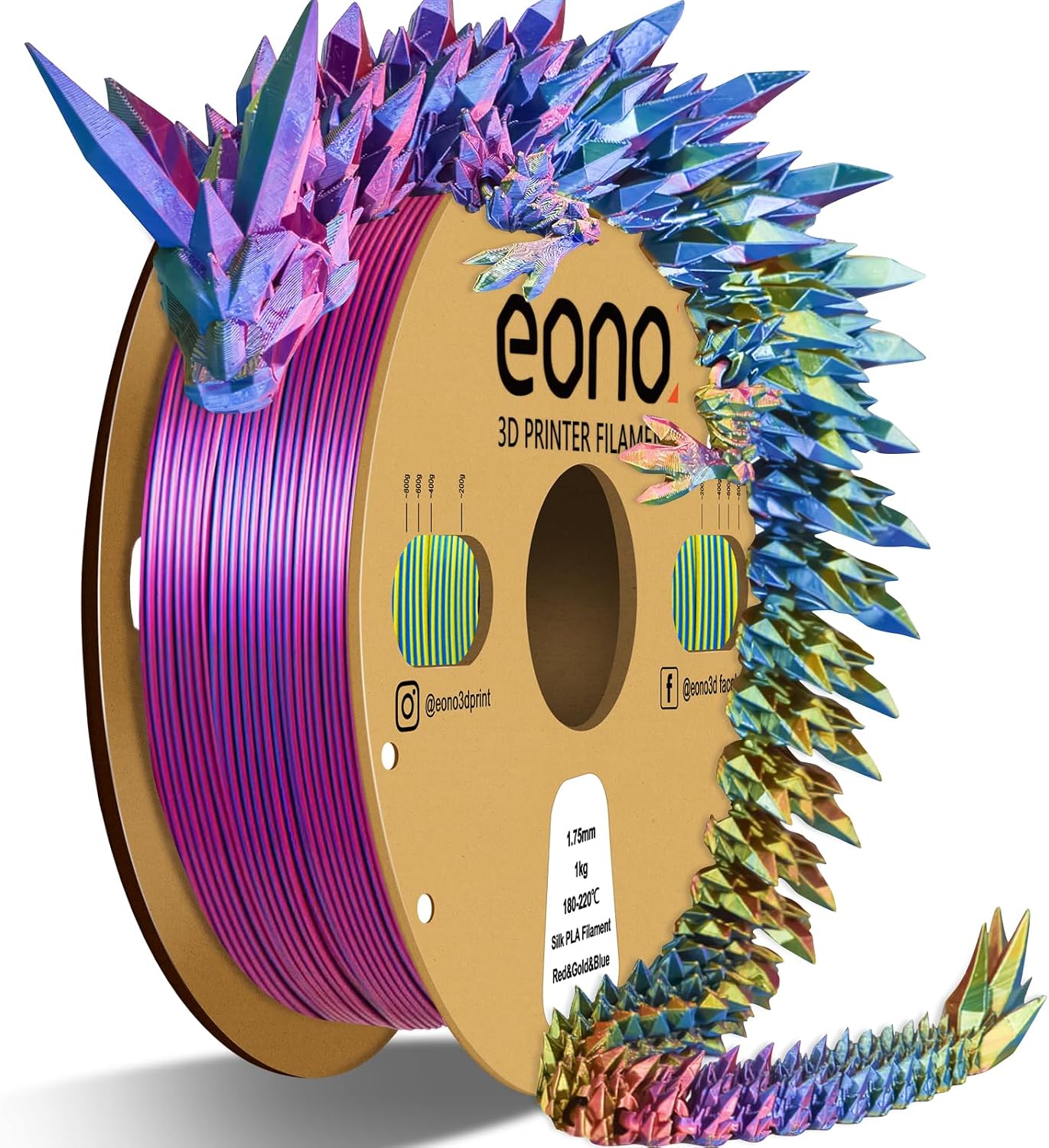 Detalle de EONO Filament PLA 1,75 mm 1kg 🎨