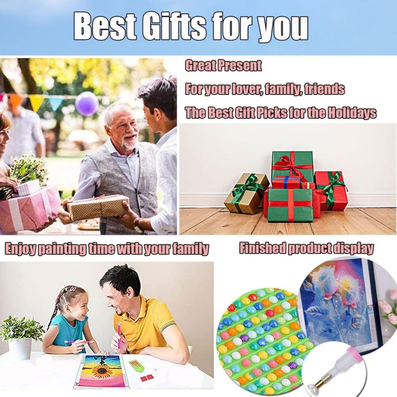 Thumbnail 6 de ifymei 5D Diamond Painting Kit 6-pack for adults 🎨