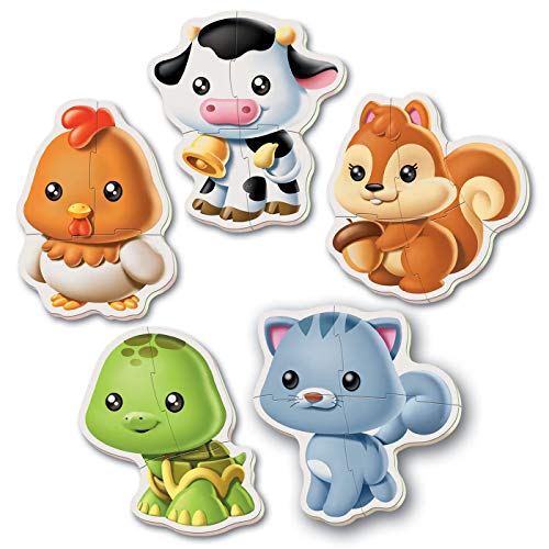 Thumbnail 2 de Educa Baby Puzzles Animales - Set de 5 Puzzles Progresivos 🧩