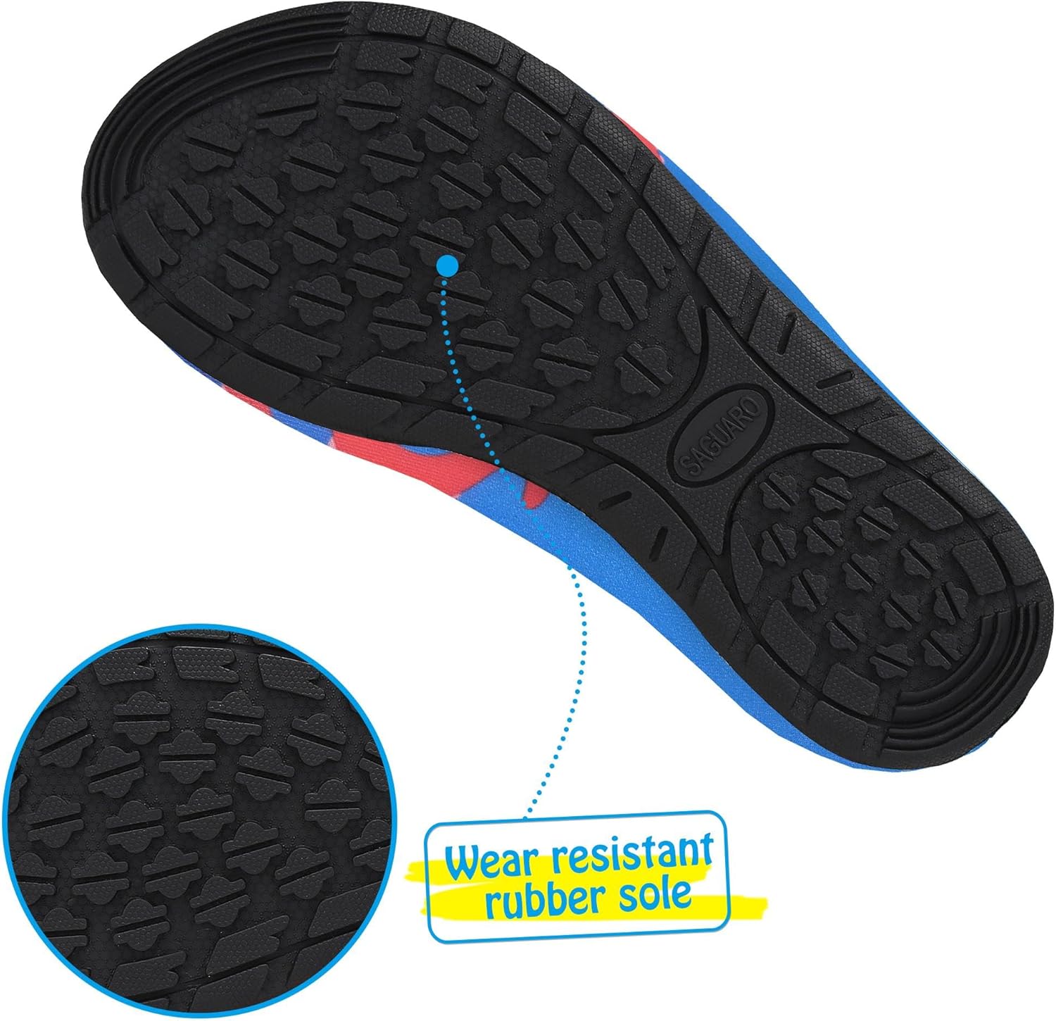 Detalle 2 de SAGUARO Scarpe da Scogli Antiscivolo per Bambini - Leggere e Traspiranti (EU 18-37)