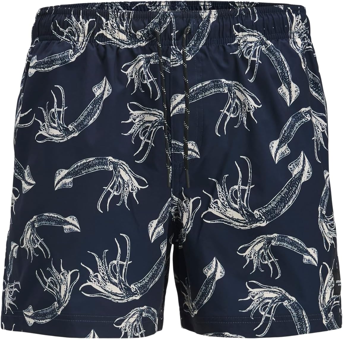 Detalle de Jack & Jones Jpstmaui Jjswim Mature AOP AKM SN Uomo – Pantaloncini da mare con cintura fissa