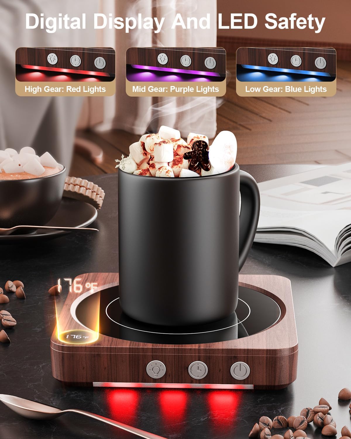 Detalle 2 de House Gem 36W Mug Warmer 5.2in Plate
