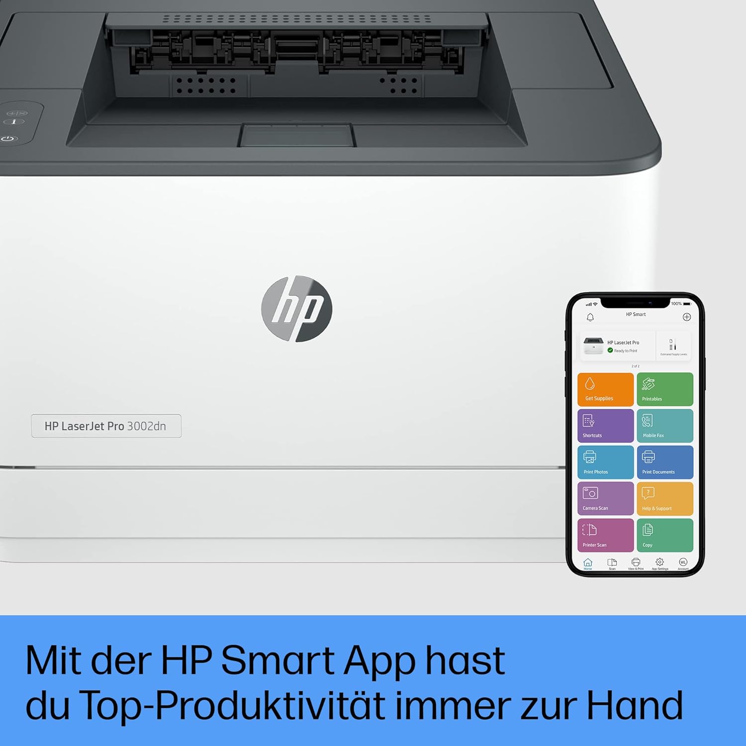 Thumbnail 5 de HP LaserJet Pro 3002dn Laserdrucker – effizienter Business-Drucker mit Duplex, LAN/USB und Wolf Pro Security