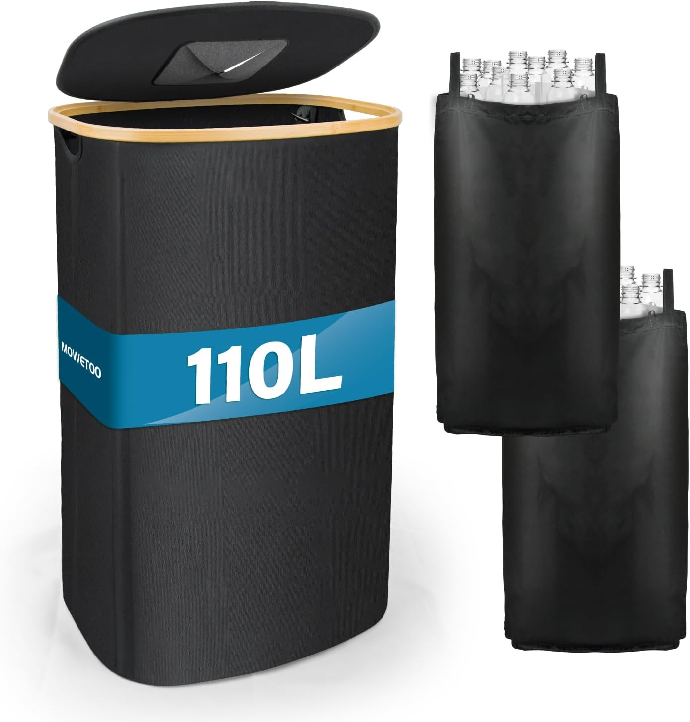 Detalle de MOWETOO 110L Pfandflaschen Sammelbehälter