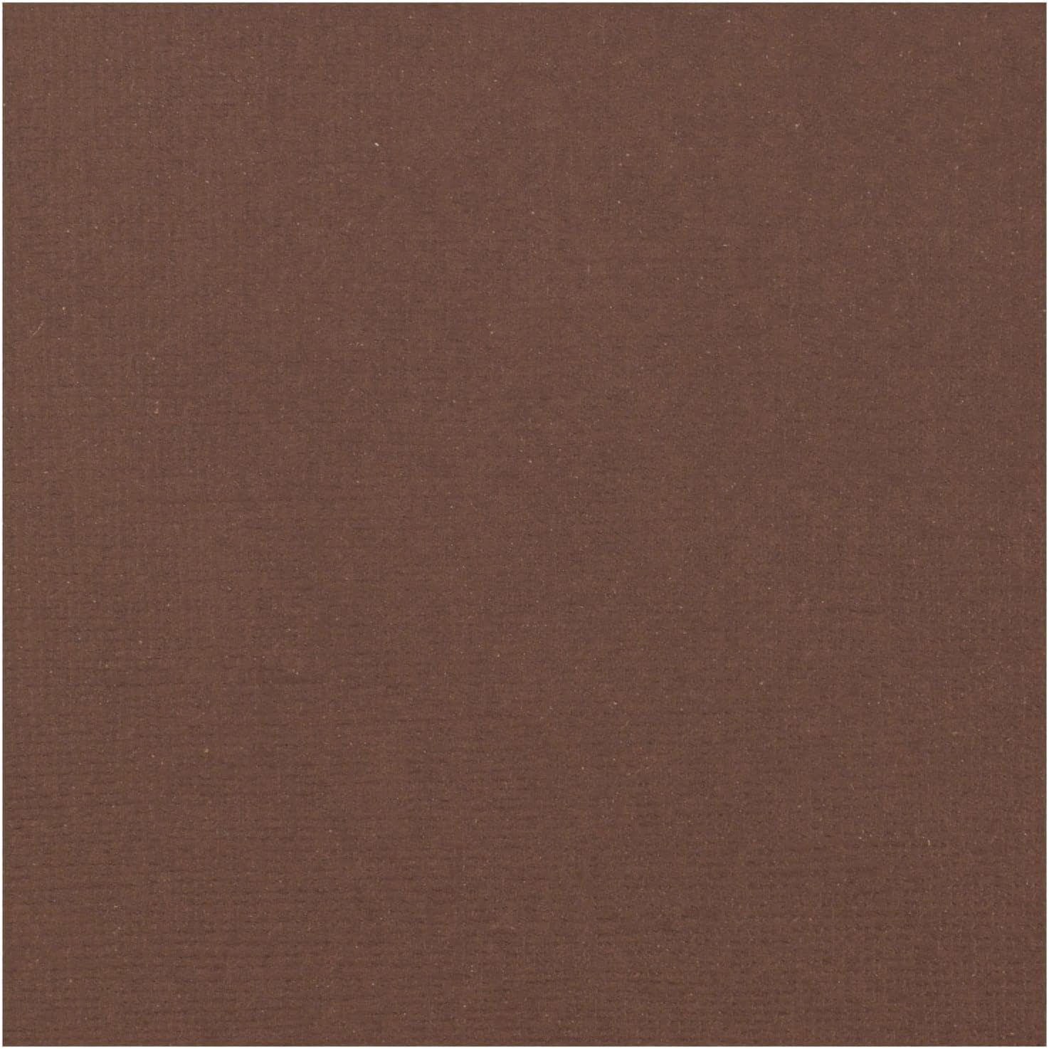 Detalle 2 de Florence Papier Cartonné Marron Rugueux 30,5 × 30,5 cm – 24 feuilles, 216 g/m²