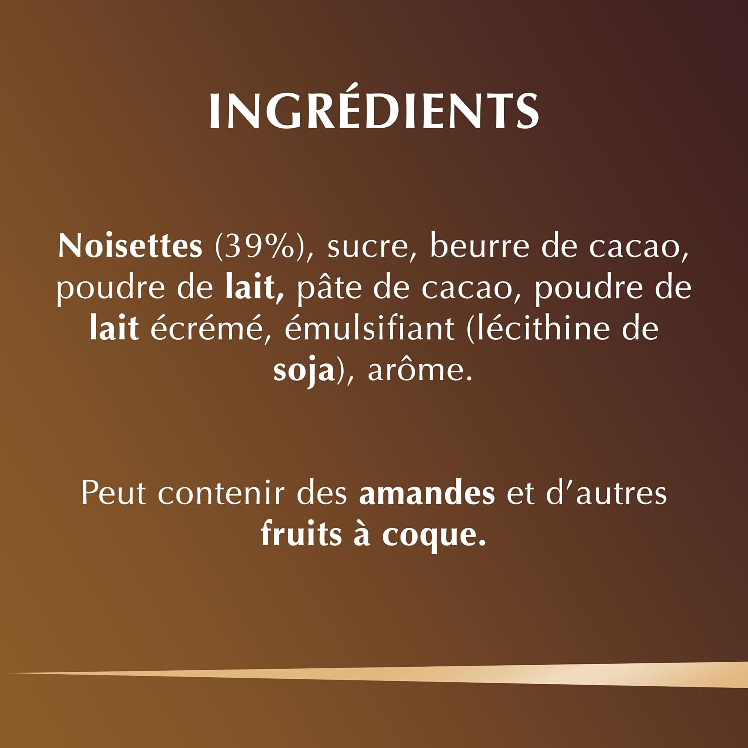 Detalle de NUXOR LAIT 150g Lindt 🍫