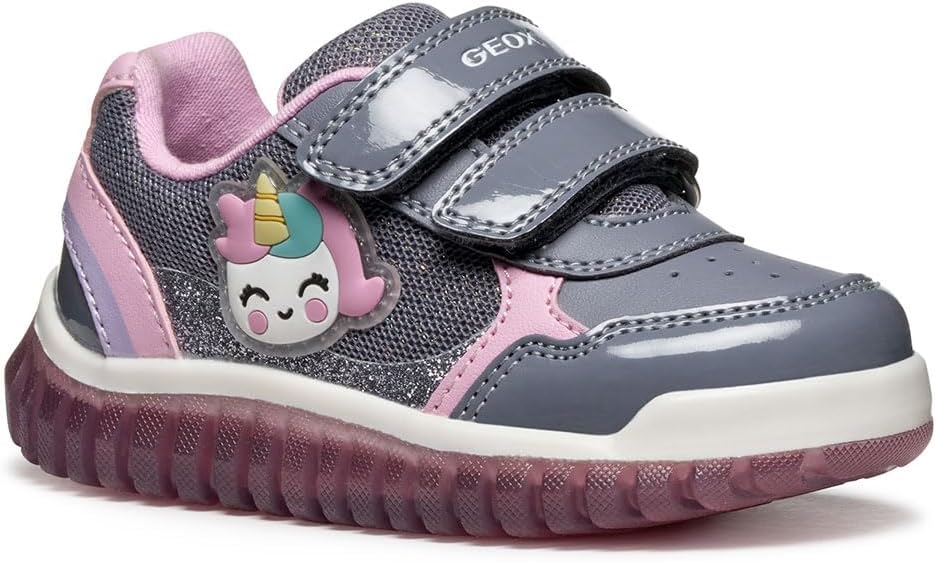 Thumbnail 1 de Geox Baby-Mädchen B Lightyloo Girl Sneaker – Leuchtende Klett-Schuhen für kleine Abenteurer
