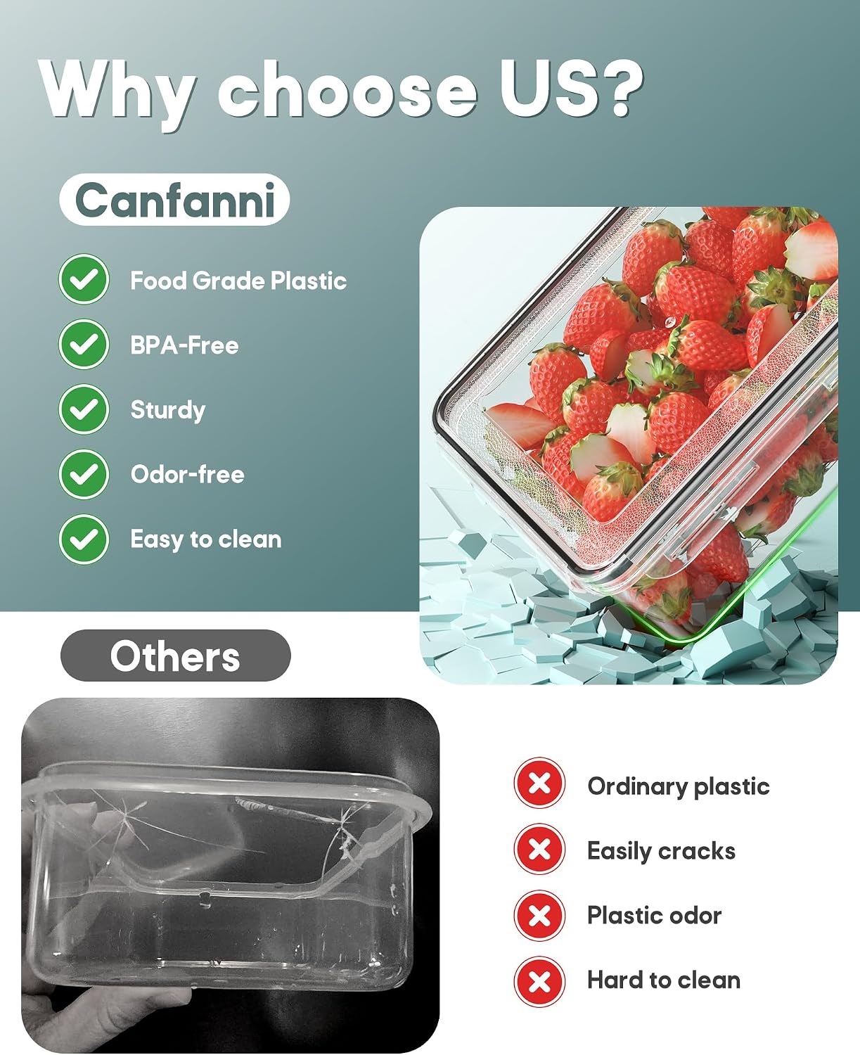 Thumbnail 4 de 70 PCS Food Storage Containers Set 🍱