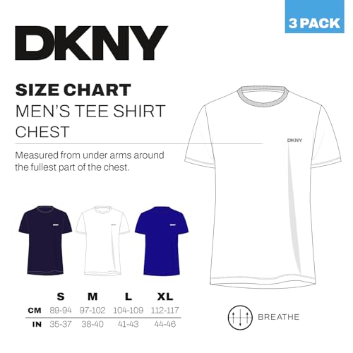 Thumbnail 5 de DKNY Giants 3pk T-Shirts Navy/White/Blue, L