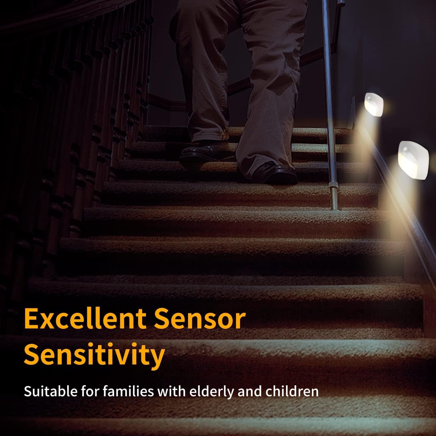 Thumbnail 5 de Stick On Night Light 8 Pack motion sensor lights for hallways
