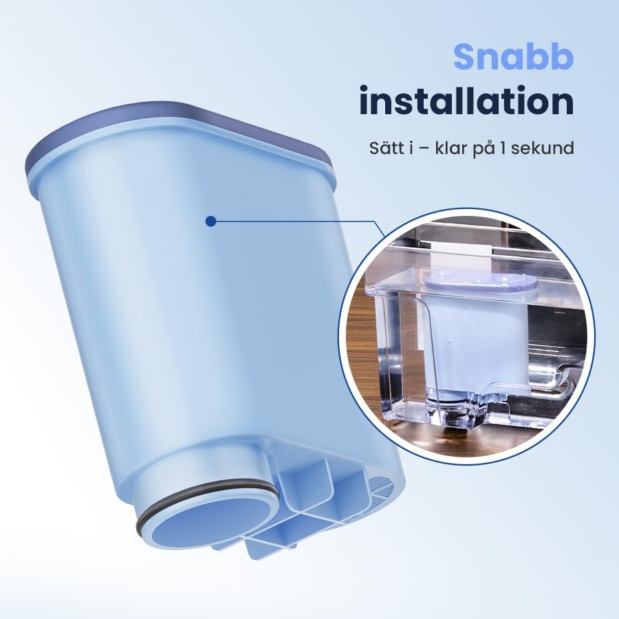 Detalle de Mutital M900 vattenfilter för Philips AquaClean, 6-pack med aktivt kol
