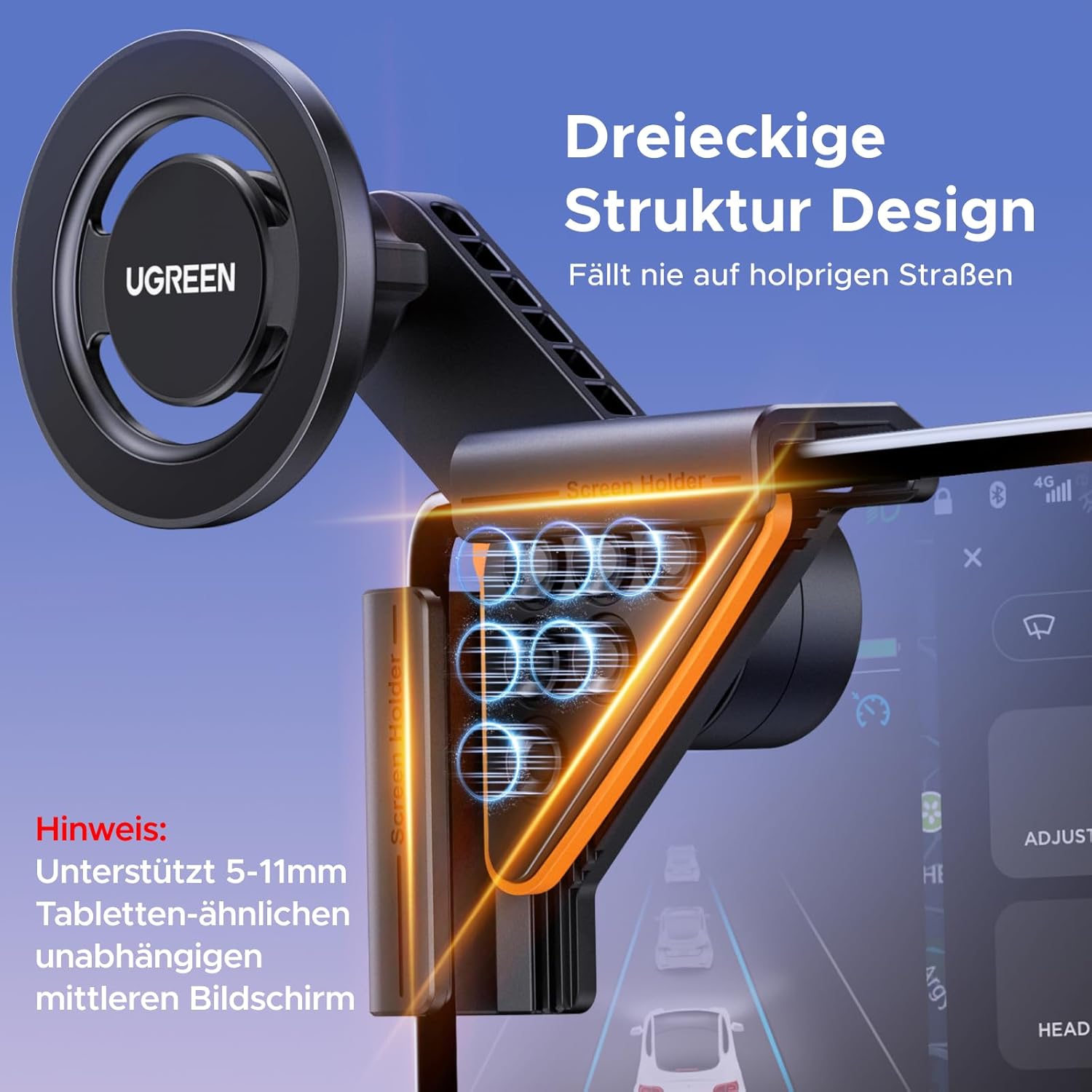 Thumbnail 3 de UGREEN Handyhalterung Auto Magsafe für Tesla
