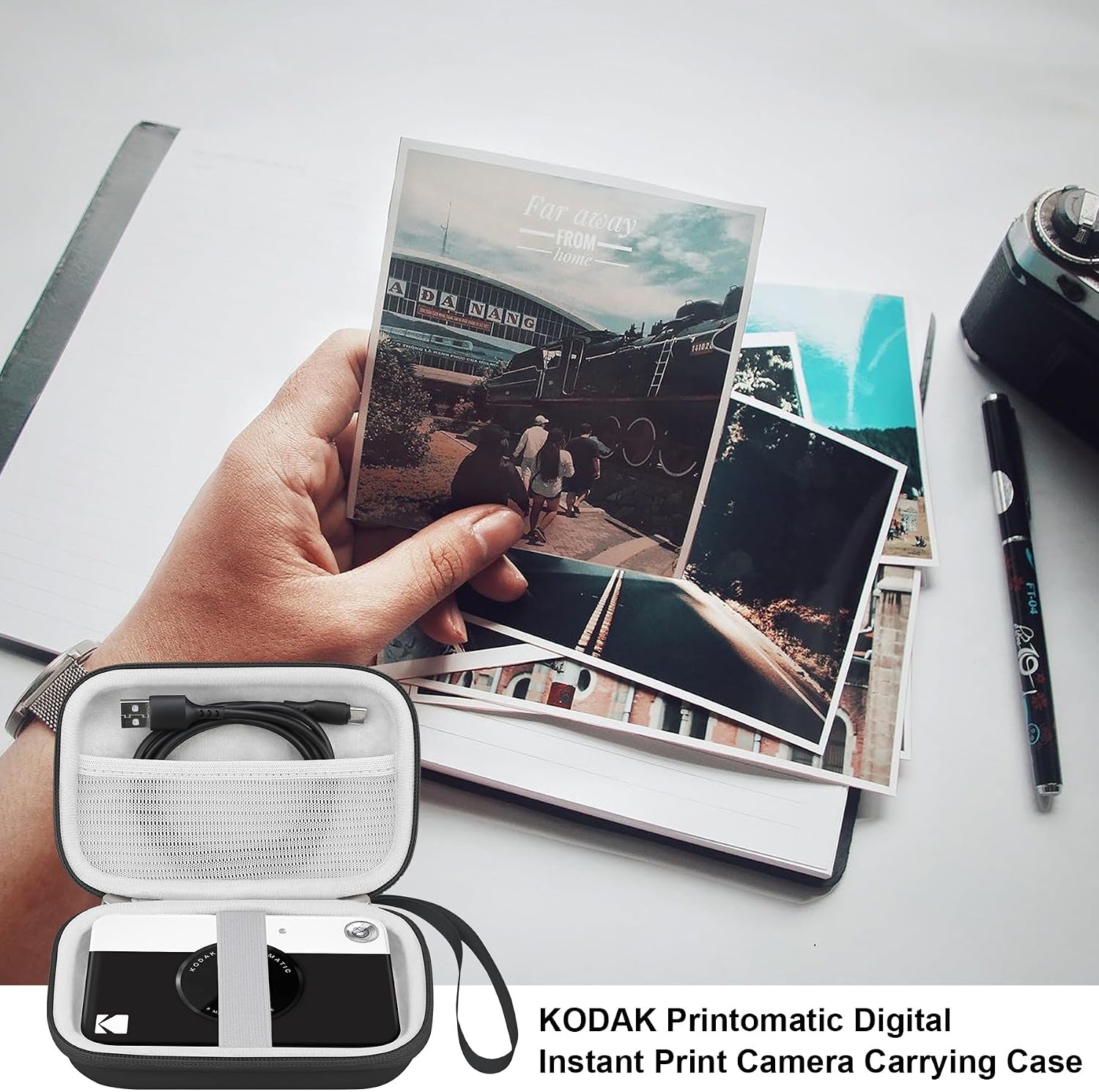 Thumbnail 6 de Elonbo Camera Carrying Case for Kodak Printomatic, grey