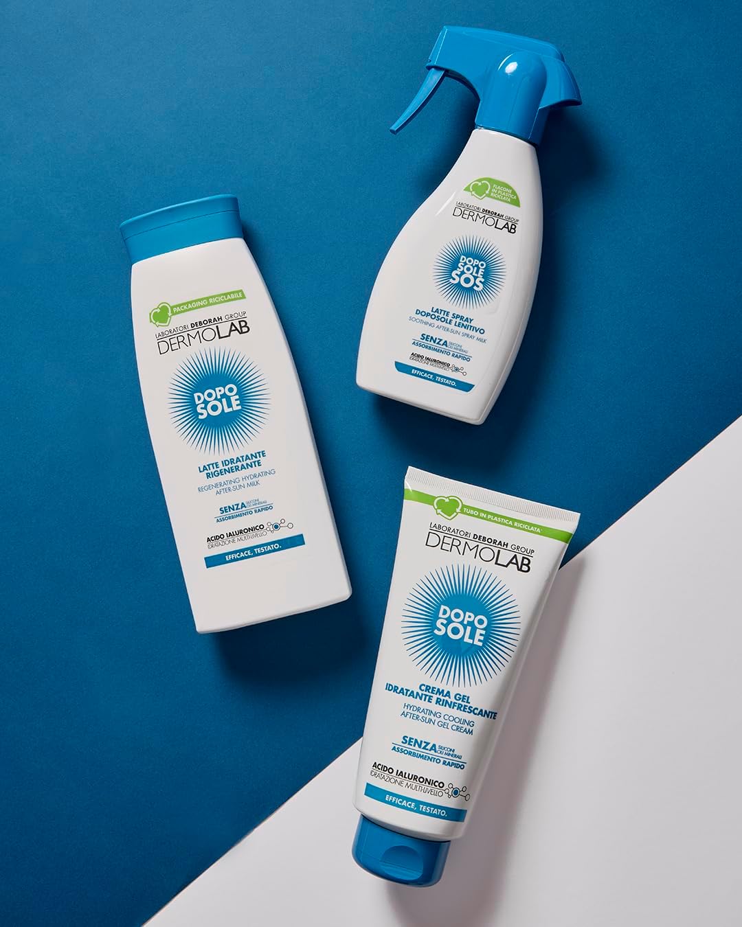 Detalle de Dermolab Crema Gel Doposole Idratante Rifrescante 300 ml – Sollievo e Idratazione dopo l’Esposizione