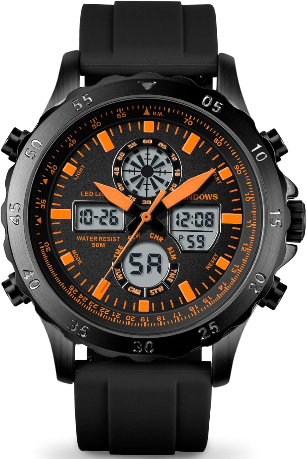 PINDOWS Uhren Herren 50 m wasserdicht