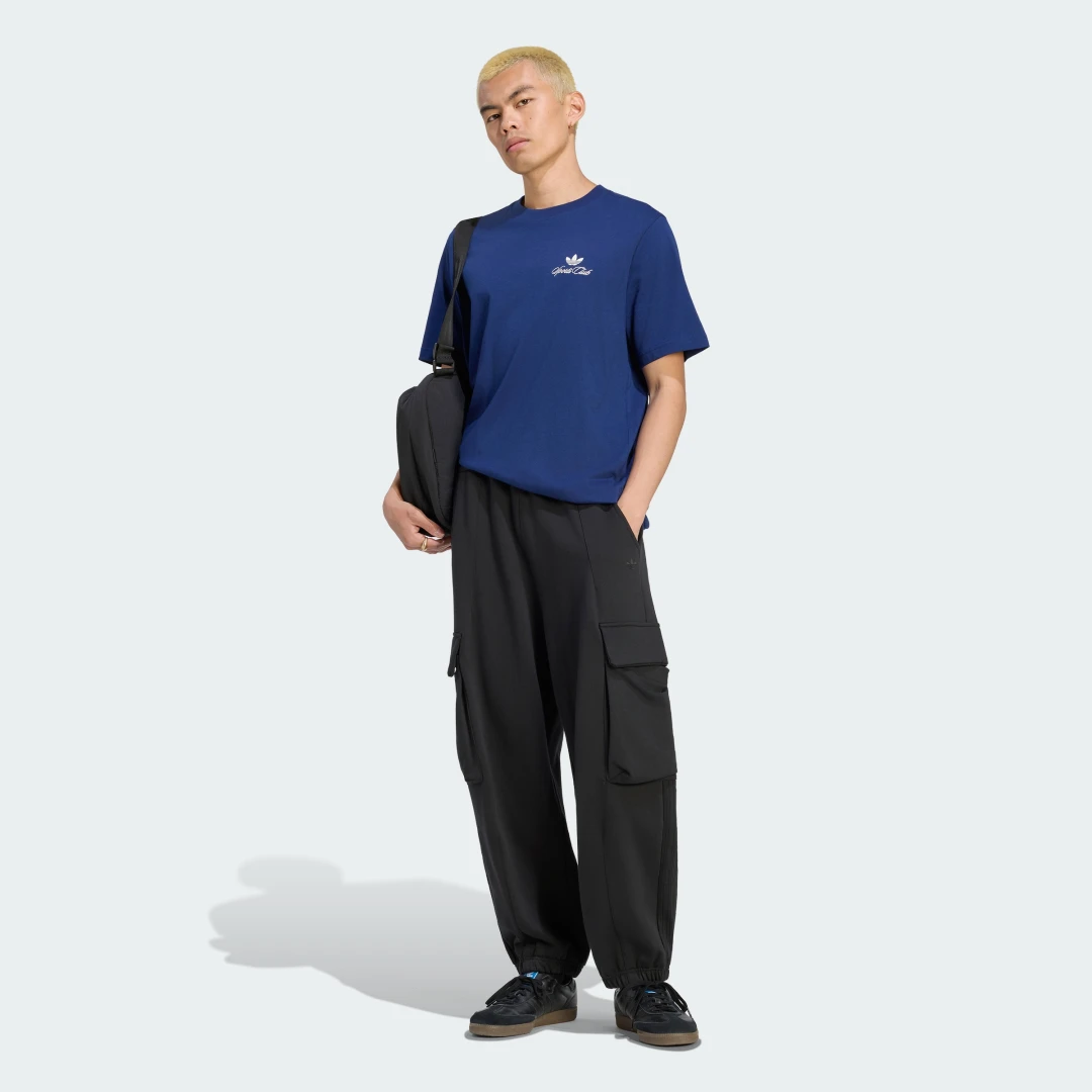 Detalle de Camiseta Sport Club Loose de Adidas – Azul