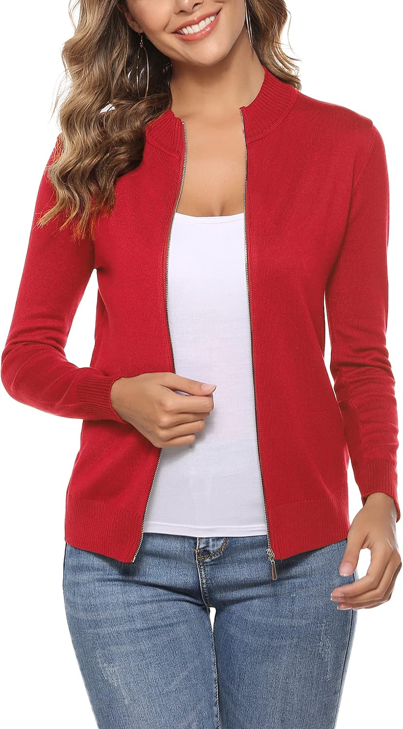 Thumbnail 6 de Aottori cardigan de punto mujer cremallera