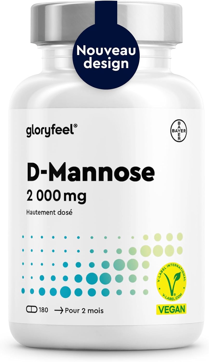 Detalle de D-Mannose Pur 2000mg 180 capsules