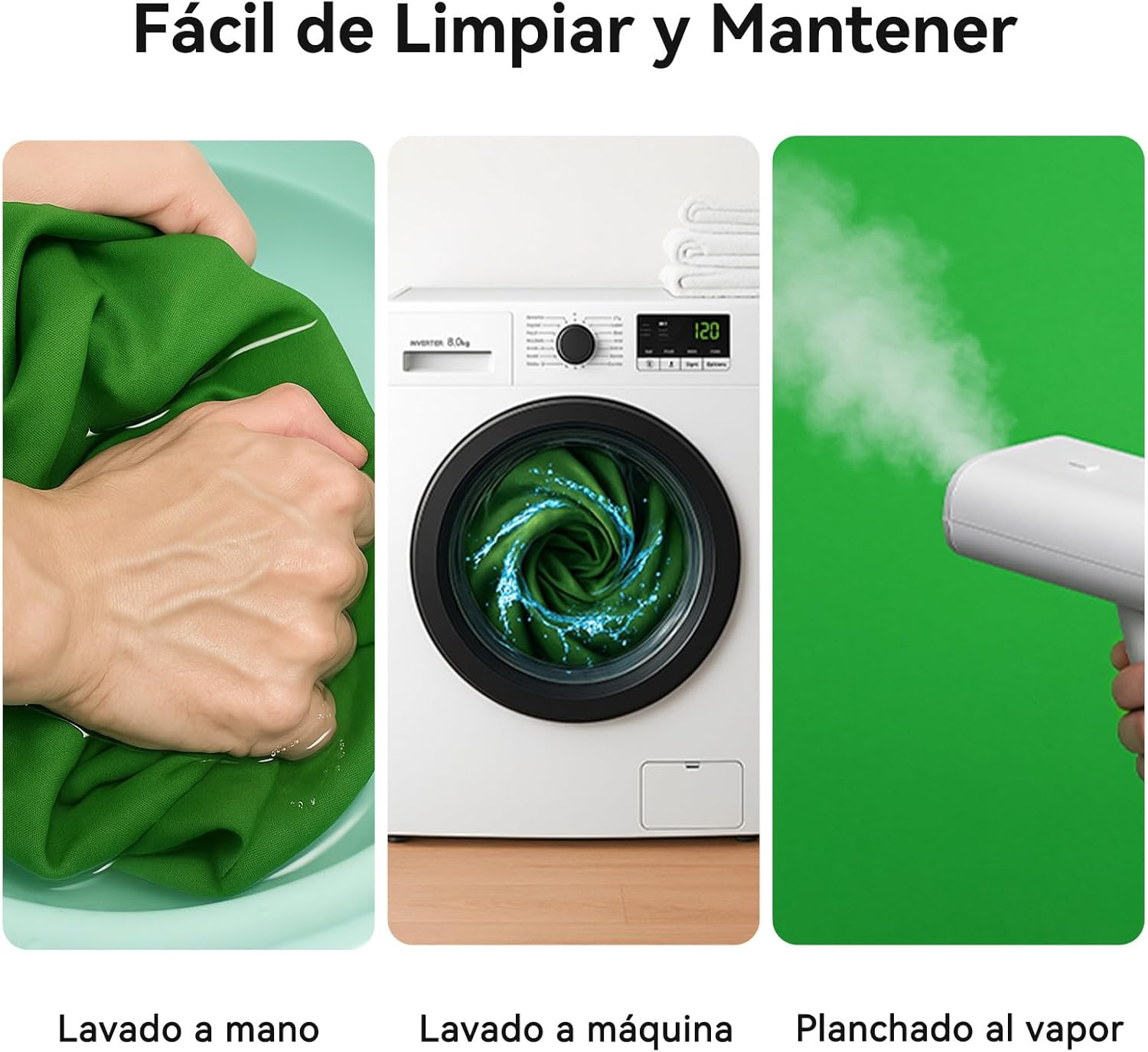 Thumbnail 3 de Heysily Fondo 2 x 3 m para croma verde 📷